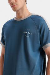 Outfitter Slim Fit Slogan Print Activewear T-Shirt