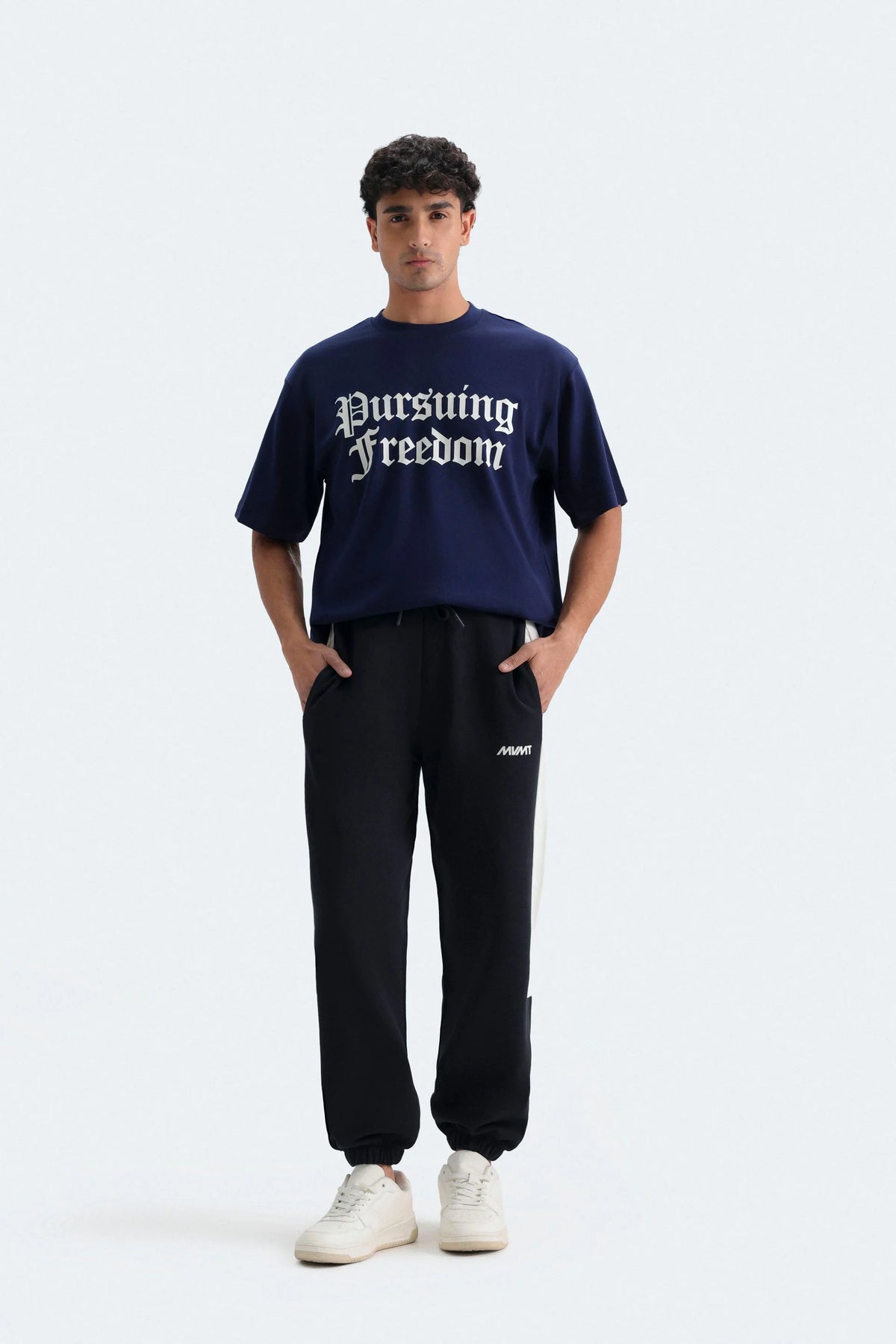 Outfitter Regular Fit Activewear Color-Block Trousers