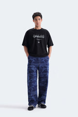 Zayan Clothing | Outfitter | Skater Fit Jeans With Laser Print