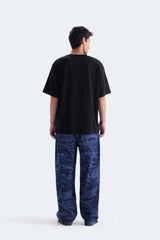 Zayan Clothing | Outfitter | Skater Fit Jeans With Laser Print