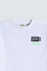 Zayan Clothing | Outfitter | Regular Fit Sporty Slogan | Print T-Shirt For Kids