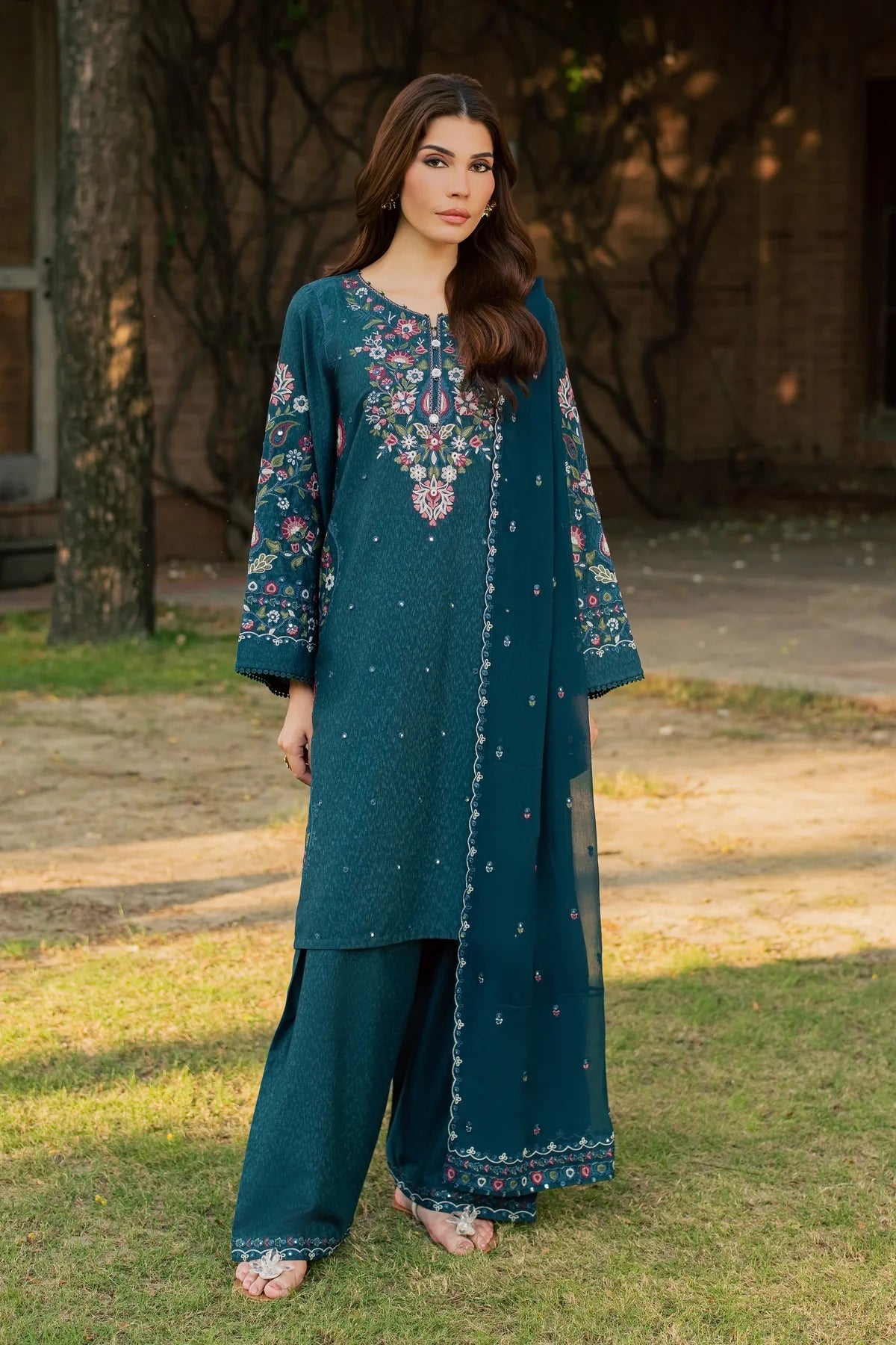 Batik | PAM 3PC EMBROIDERED | KARANDI PRET