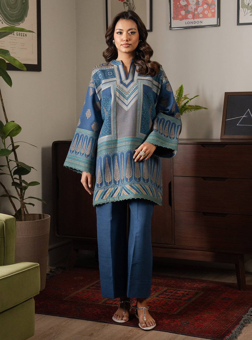 Faiza Faisal | Lumiere Winter Pret | AZURE