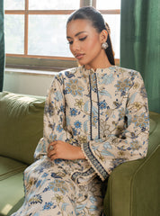 Faiza Faisal | Lumiere Winter Pret | IVORY MIST