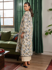 Faiza Faisal | Lumiere Winter Pret | IVORY MIST
