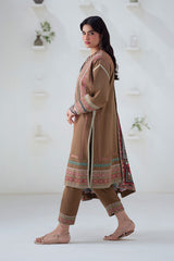 Maryum N Maria | Noore Winters 25 | 3 Piece Embroidered Khaddar GHUNCHA - FSU5674
