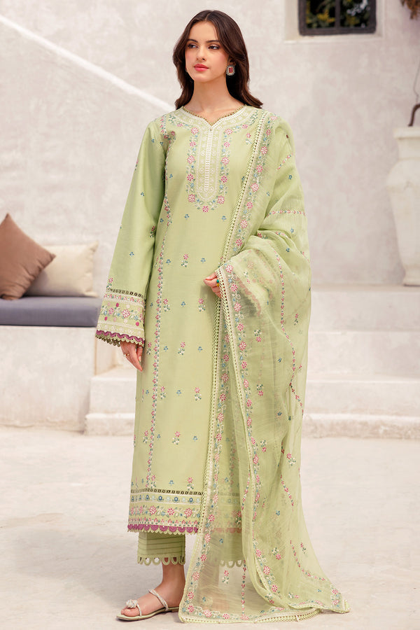 Farasha | Bahaar Embroidered Lawn | Tropical Orchid