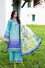 Mushq | Mirasol Printed Cambric | Mar Azul