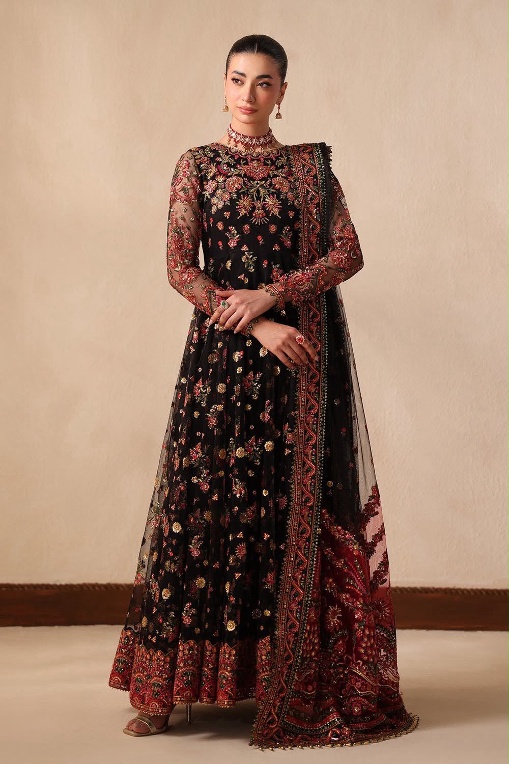 Baroque | Formal EMBROIDERED NET | SF-4492