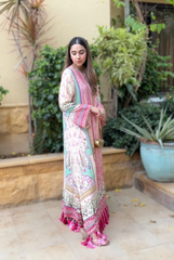 Heer By Zeeshan Damani | Luxury Formal Kaftan | Rosalie