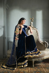 Warda Qutab Khan | Formal Velvet Zahnoor | Zimmel