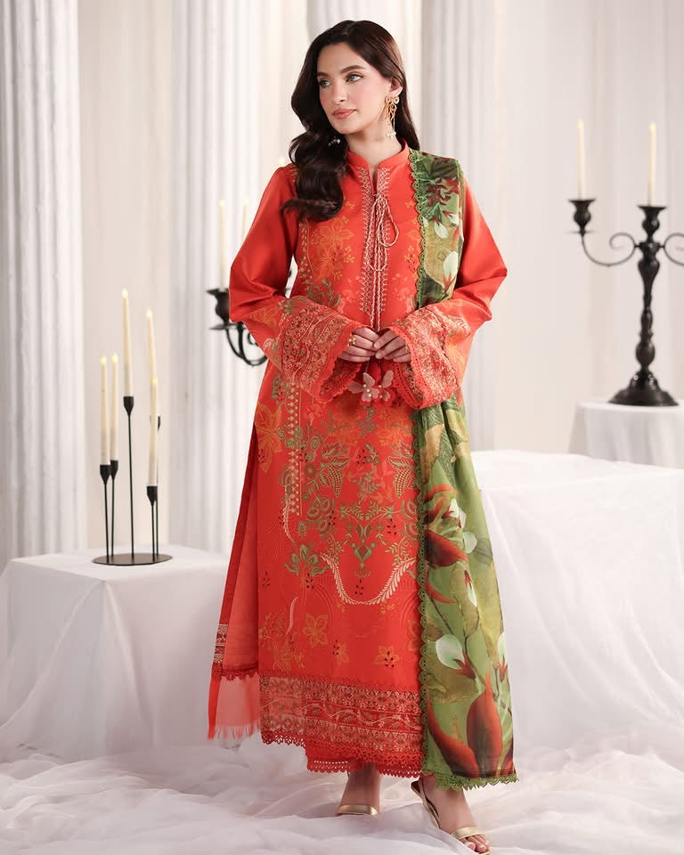 Rang Rasiya | Unstitched 3pc Lawn | Nova Seline