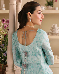 Faiza Saqlain | Printed Silk Pishwas | Suha