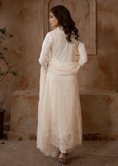 Hem | Festive Stich Formal | Gul-E-Rukh-White