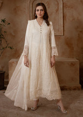 Hem | Festive Stich Formal | Gul-E-Rukh-White
