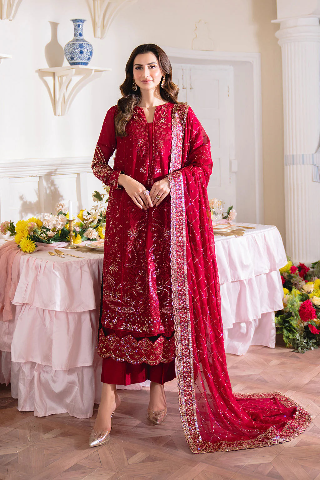 Neeshay | Unstitched Formal | Gulzaib