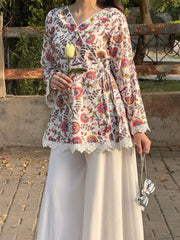 Aroha | Moor Wrap | Lawn Kurti