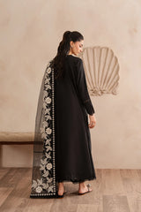 Afrozeh | Dyed Lawn | Ash