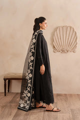 Afrozeh | Dyed Lawn | Ash