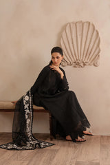 Afrozeh | Dyed Lawn | Ash