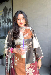 Bin Saaed | 3PC Lawn | Multi Color