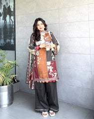 Bin Saaed | 3PC Lawn | Multi Color