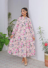 Zayan | Lawn frock | Pink Aura