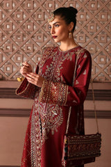 Afrozeh | Raw Silk Wedding Dress | NAAZ