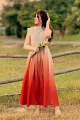 Zayan | Cotton Silk Maxi | Floral Dress