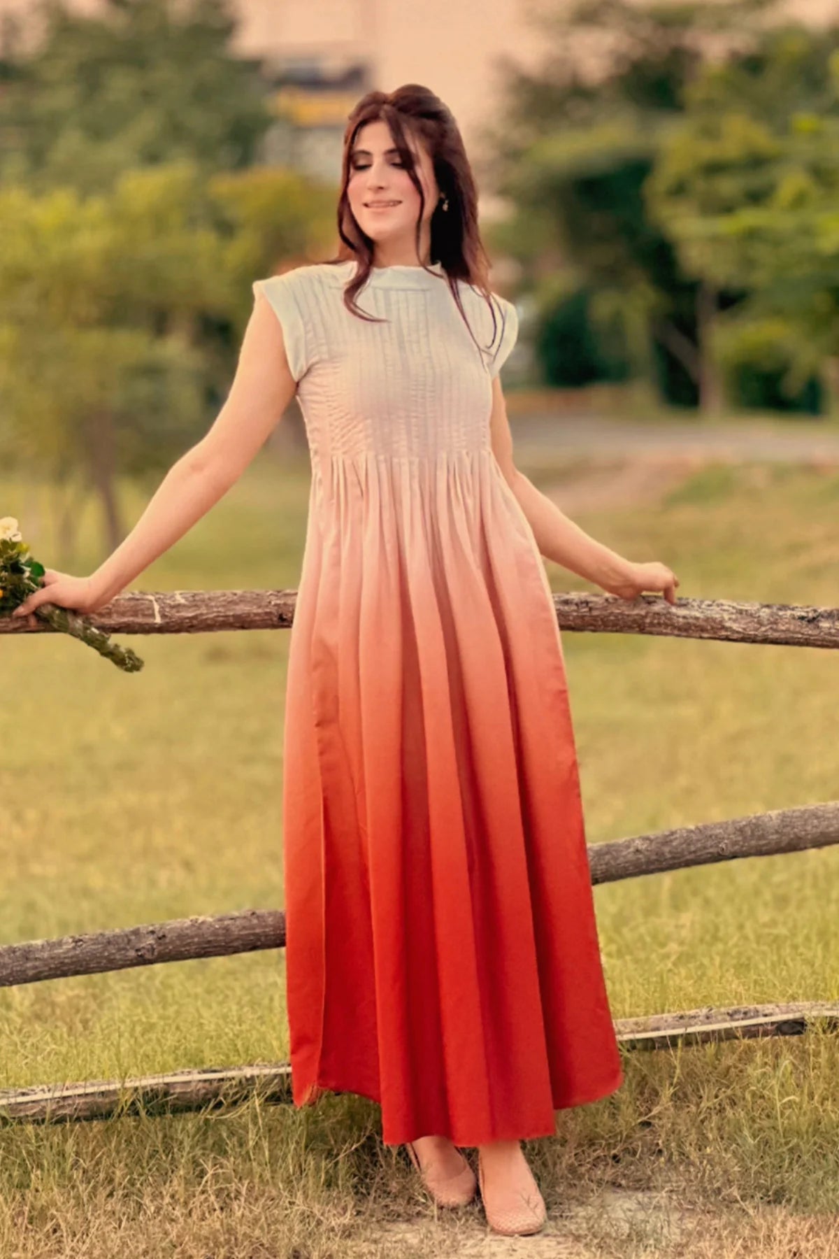 Zayan | Cotton Silk Maxi | Floral Dress