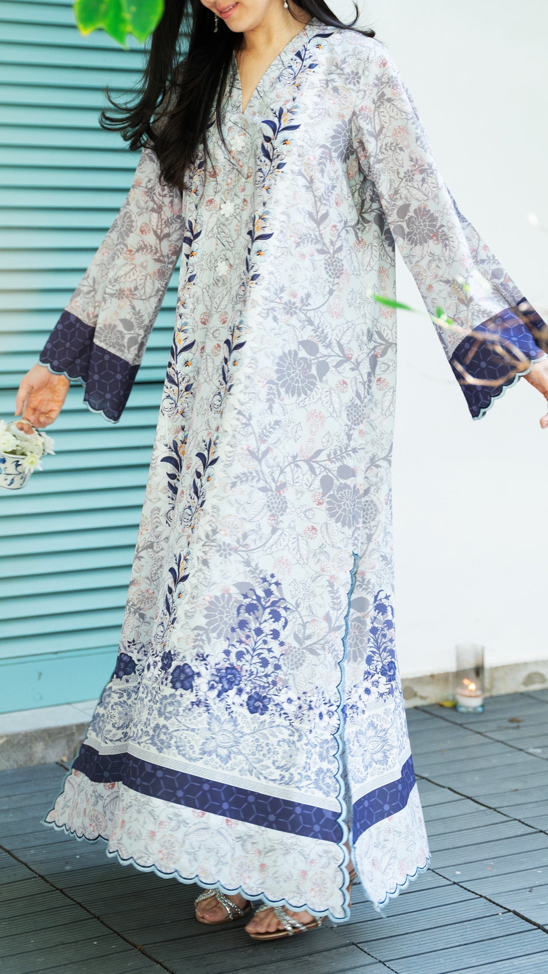 Zah Studio | Blended Halo Kaftan | Izaar