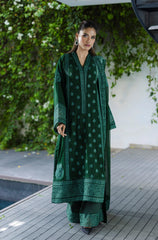 Asma & Sidra | Embroidery Chiffon | Green Aesthetics