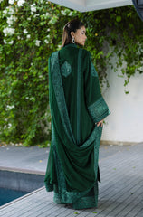 Asma & Sidra | Embroidery Chiffon | Green Aesthetics