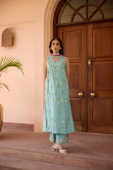 Breeze | Sleeveless Cotton Kurta | Straight Pants