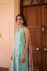 Breeze | Sleeveless Cotton Kurta | Straight Pants