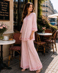 Noor By Sadia Asad | Nooriyah RTW Vol ‘2 | Pink Bow Charm D5