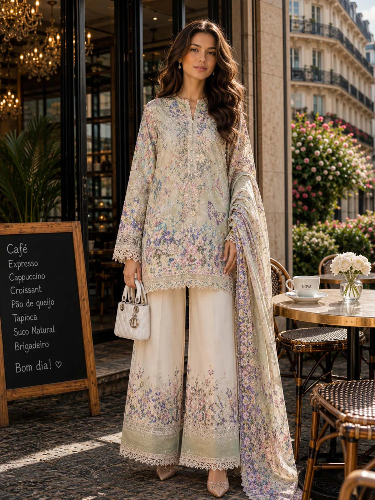 Noor By Sadia Asad | Nooriyah RTW Vol ‘2 | Sage Symphony D10