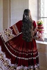 Zarish Studios | Wedding Formal Dress | The Royal Burgundy