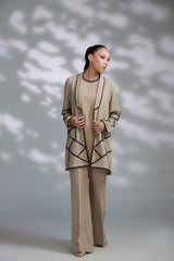 Sana Abbas | La Fiesta A W Pret | Taupe