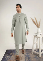 Light Mint Soft Cotton Kurta Trouser - Men