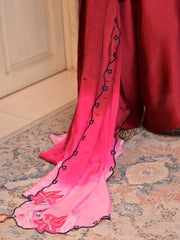Haniyas | EID COLLECTION’26 | Crimson Fleur - Red
