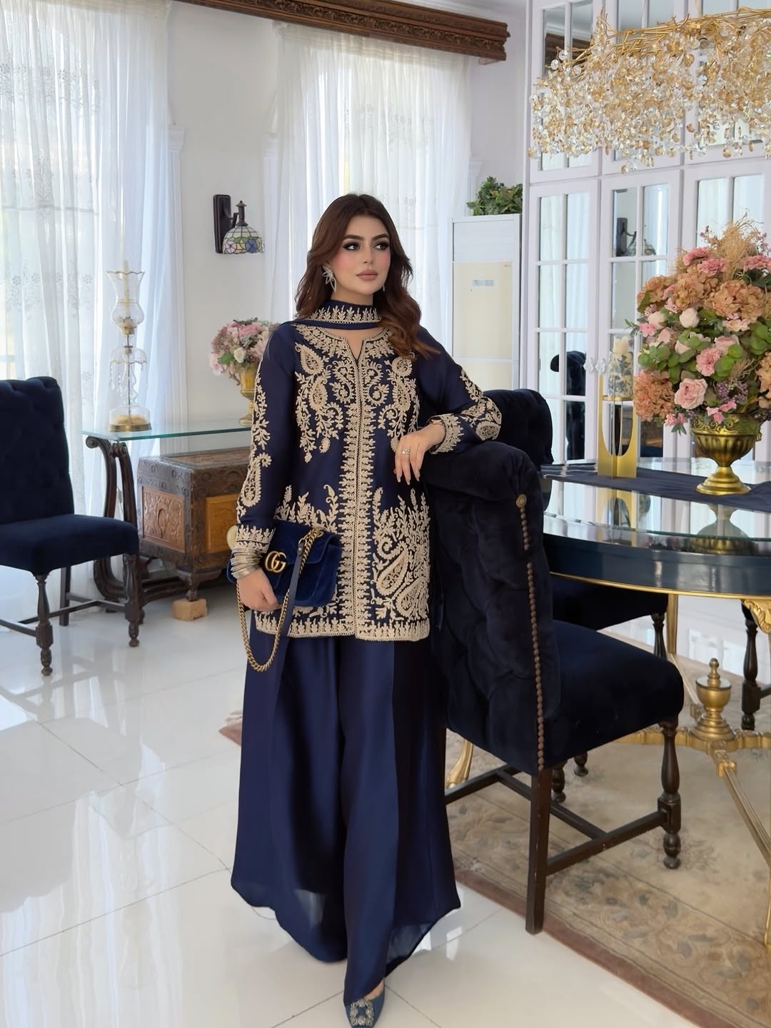 Haniyas | EID COLLECTION’26 | Royal Blue