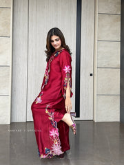Haniyas | EID COLLECTION’26 | Red Kaftan