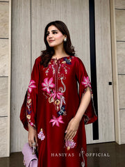 Haniyas | EID COLLECTION’26 | Red Kaftan