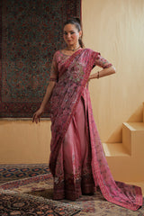 Shamaeel Ansari | Majestic Legacy | Rosewood Zari Fusion Saree