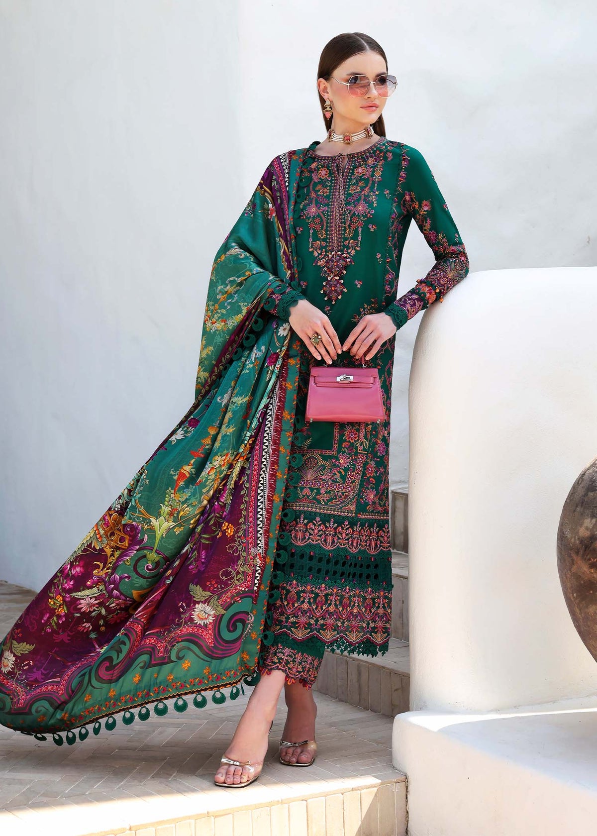 Kanwal Malik | Elysia Luxury Lawn 25 | Sierra | Zayan Clothing UK