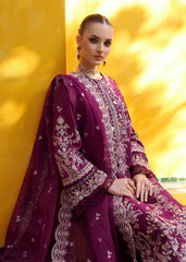 Kanwal Malik | Elysia Luxury Lawn 25 | Lavena | Zayan Clothing UK