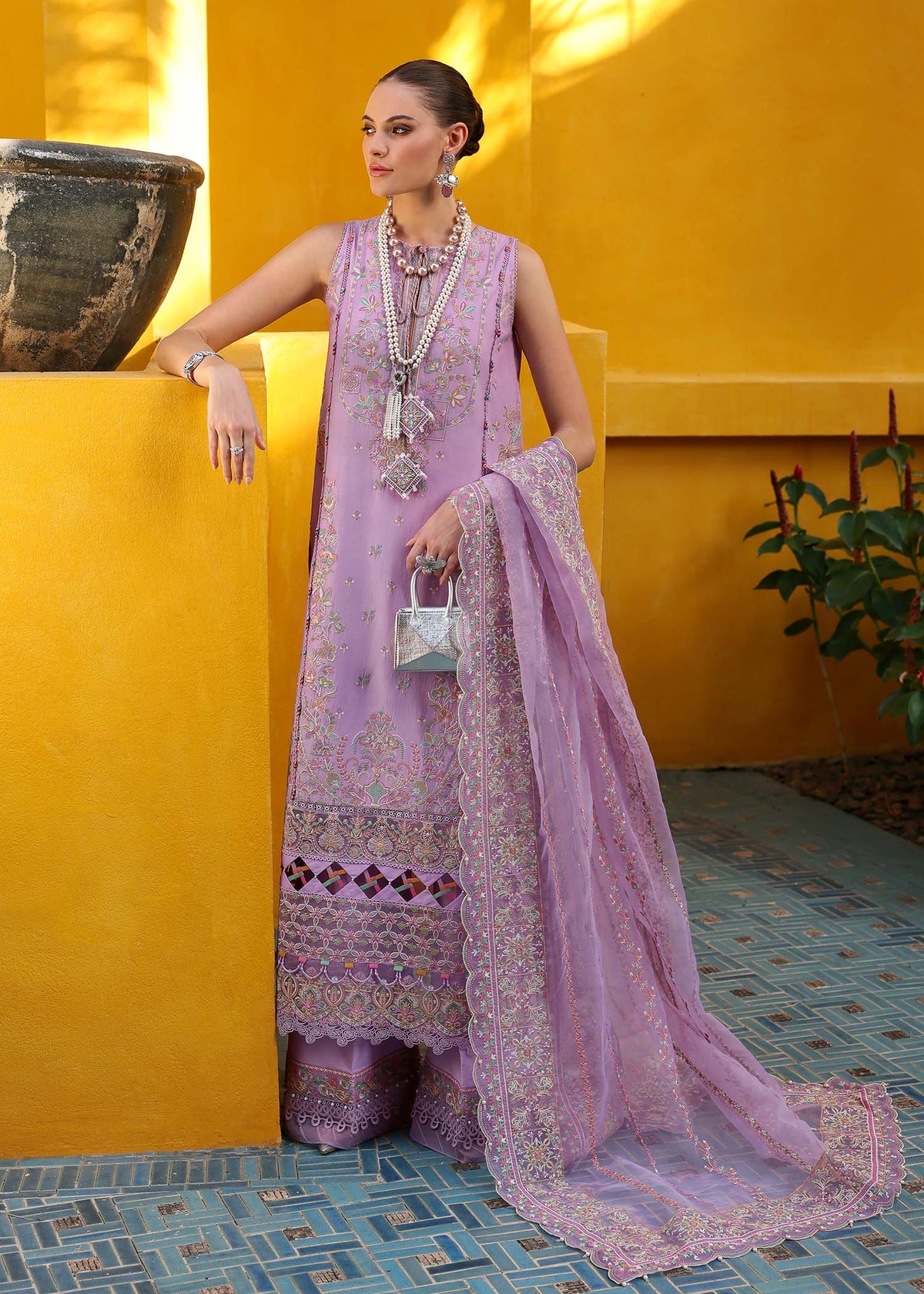 Kanwal Malik | Elysia Luxury Lawn 25 | Celia | Zayan Clothing UK