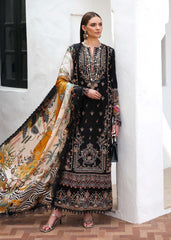 Kanwal Malik | Elysia Luxury Lawn 25 | Noire | Zayan Clothing UK