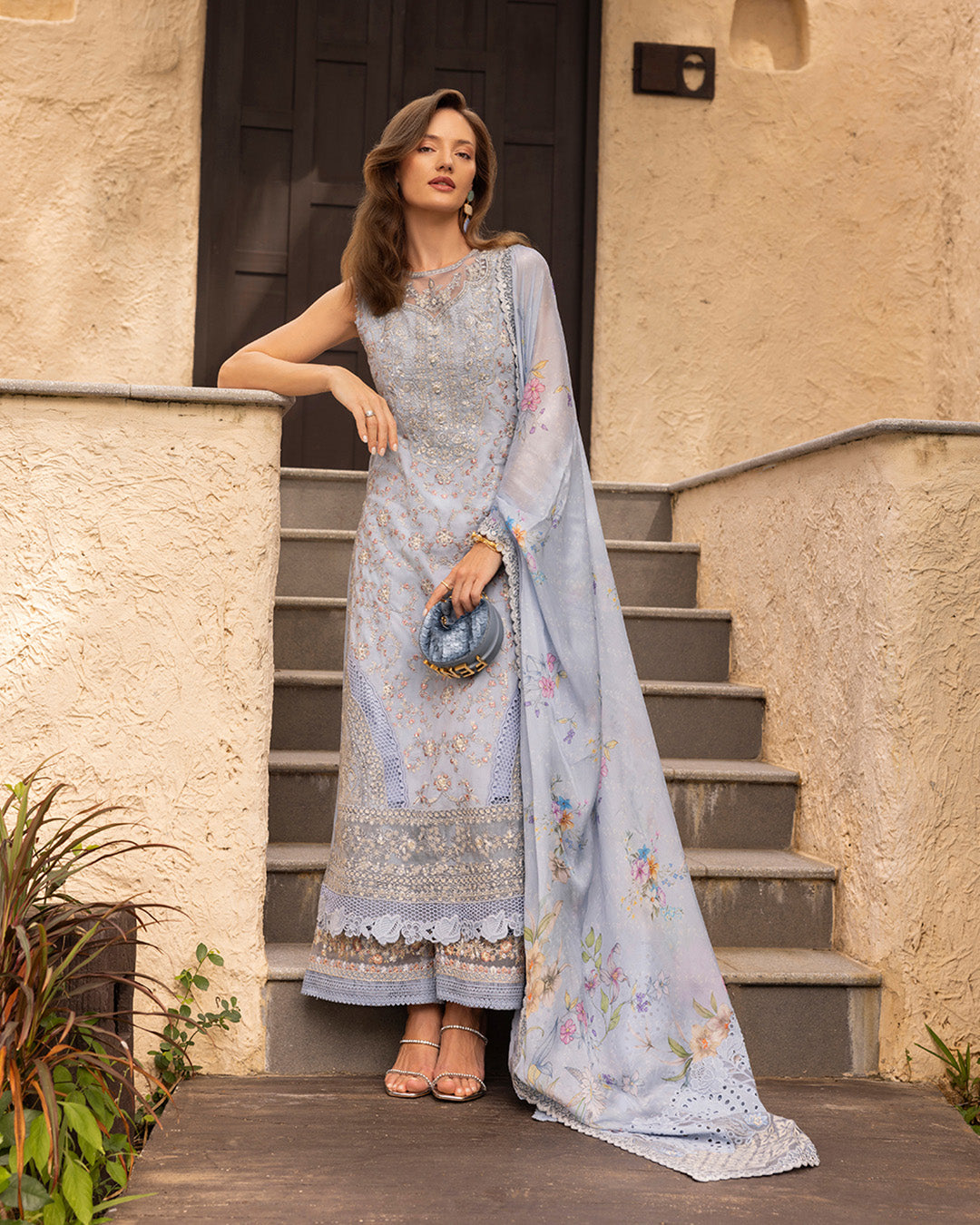 Faiza Saqlain | Zinnia Luxury Lawn | Liana